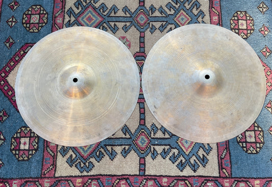 14" Zildjian A "Manny's" Hi-Hat Cymbal Pair 701g/777g #814