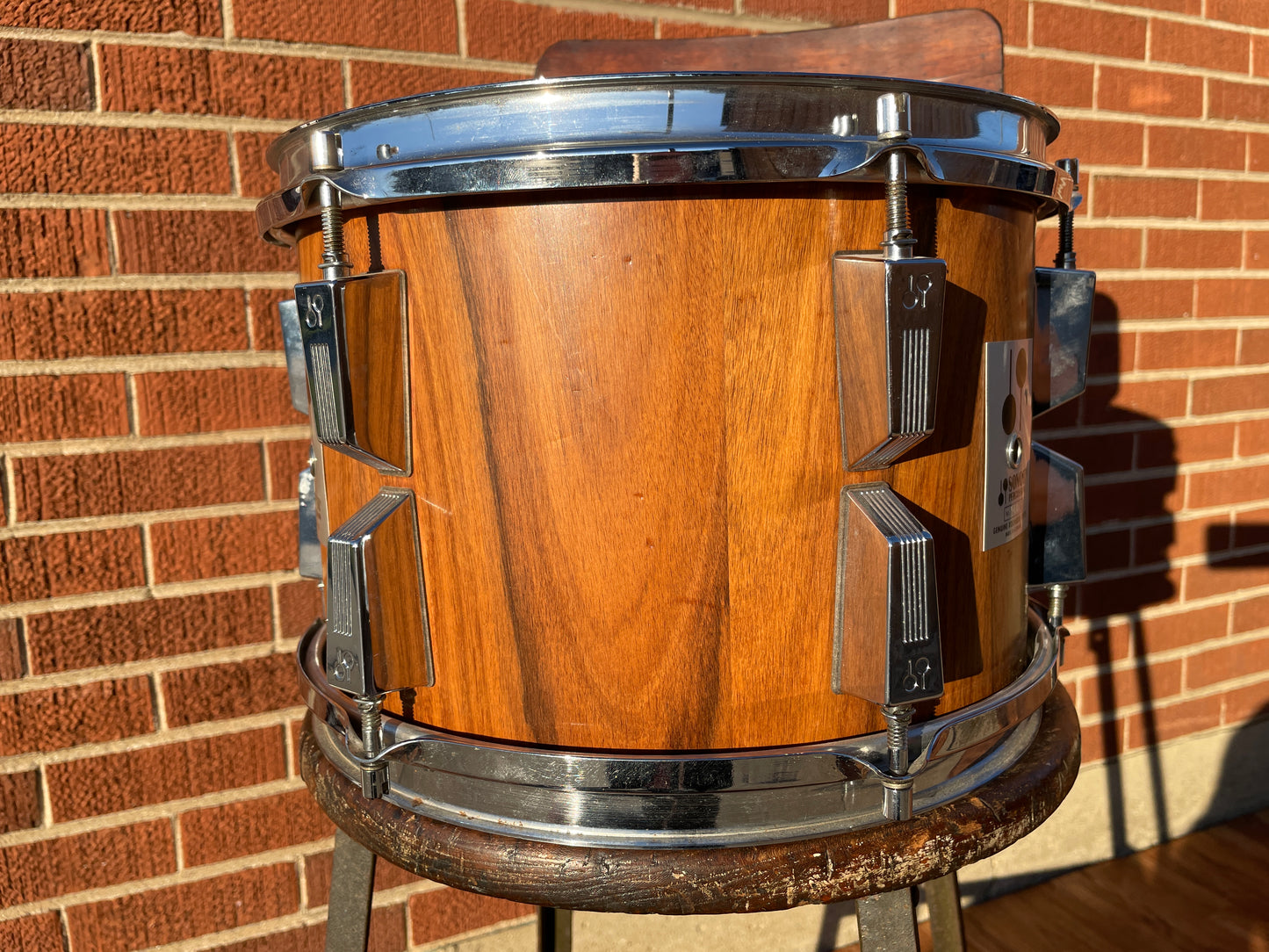 1980s Sonor Phonic 12x8 Tom Drum Rosewood 8x12 T7022