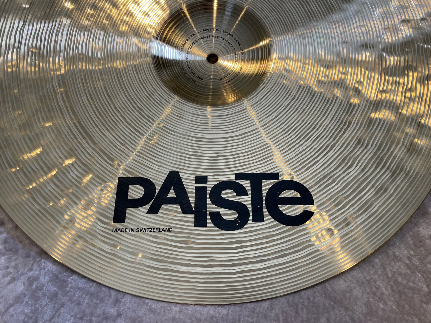 21" Paiste Silver Mellow Ride Cymbal 2558g
