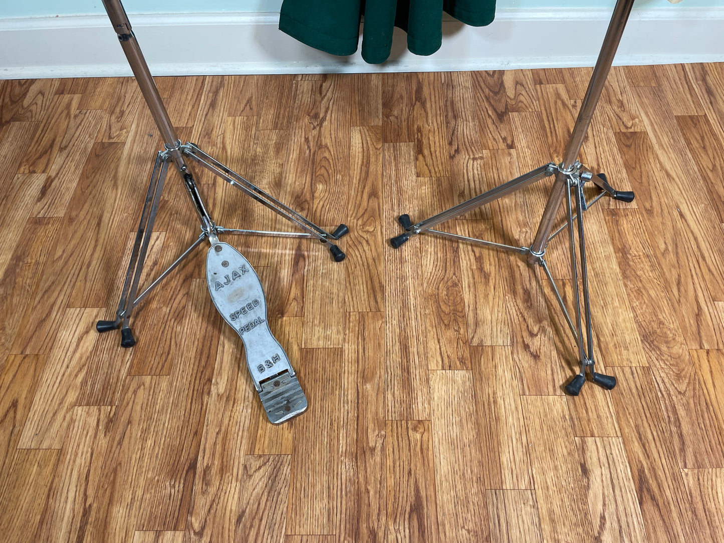 Rare 1950s Ajax Hi-Hat Stand & Snare Drum Stand