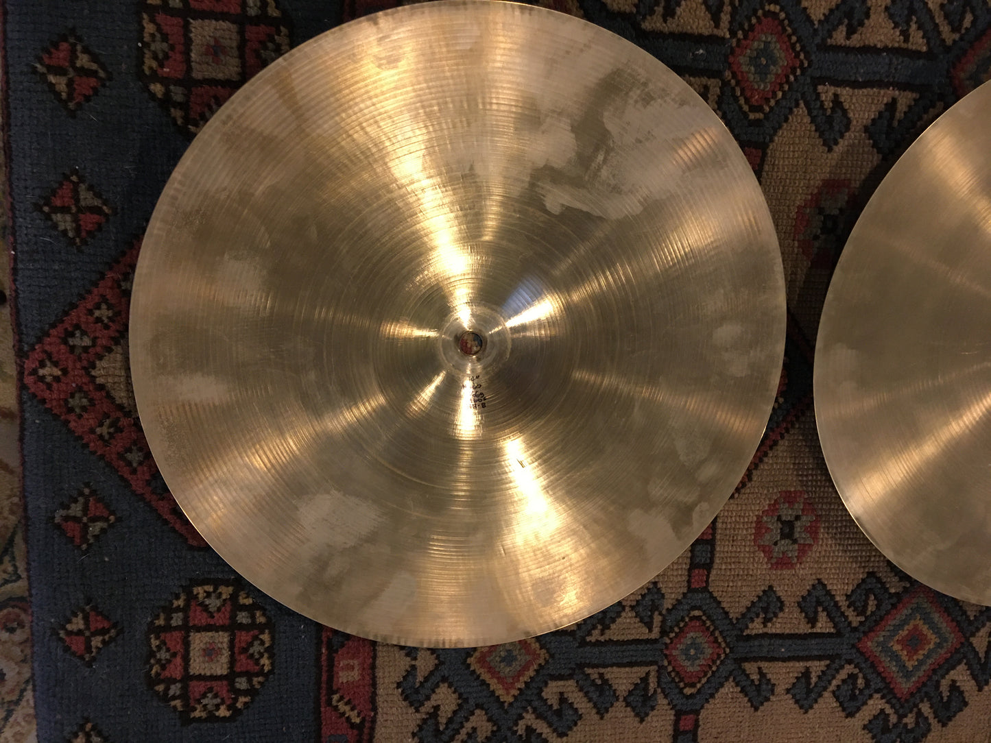 14" Zildjian A 1960s Hi-Hat Cymbal Pair 826g/866g #660