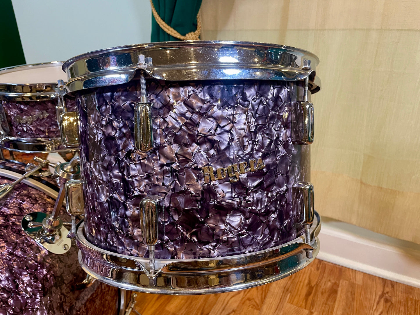 1959 Rogers Holiday Drum Set Purple Diamond Pearl 20/12/16/5x14