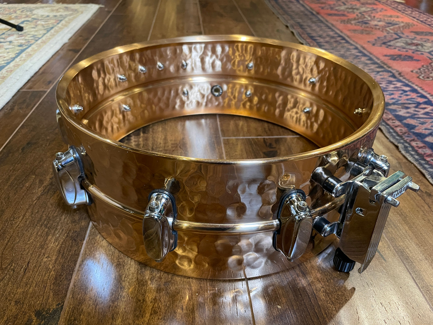 Tama 5.5x14 Hammered Bronze Snare Drum