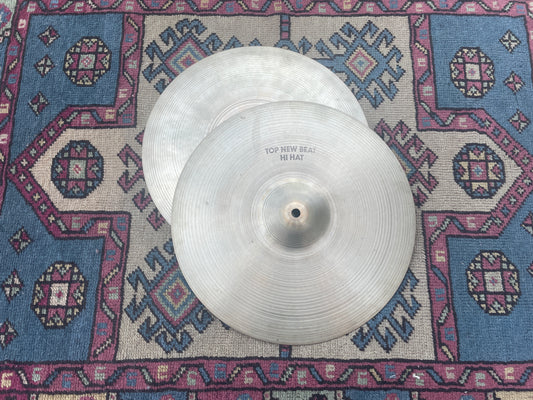 1970s Zildjian A New Beat Hi-Hat Pair 1094g/1424g #830