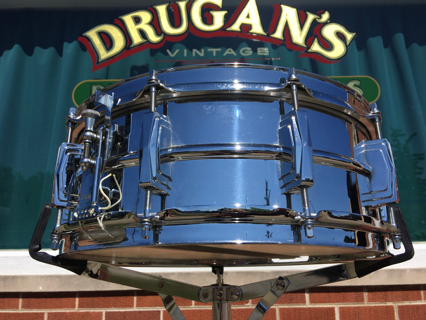 1965 Ludwig Supraphonic LM400 5x14 Snare Drum COB Hoops 100% Original #144XXX