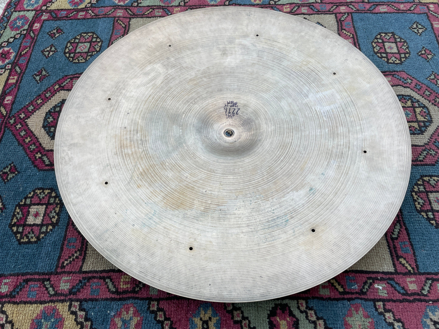 22" Zildjian A 1957-59 Small Stamp Ride Cymbal 2271g #792 *Video Demo*