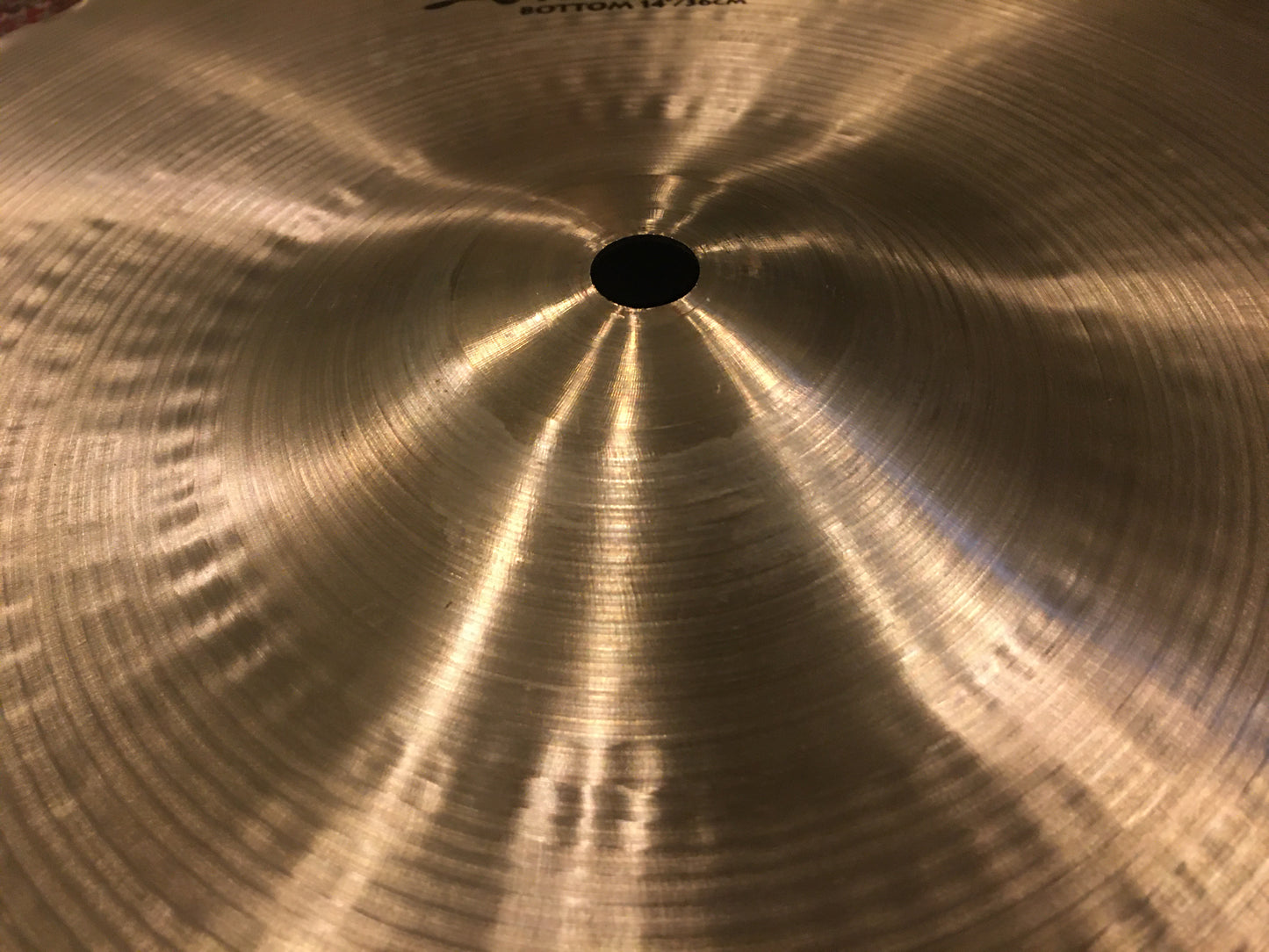 14" Zildjian A Mastersound Bottom Hi Hat Cymbal 1394g