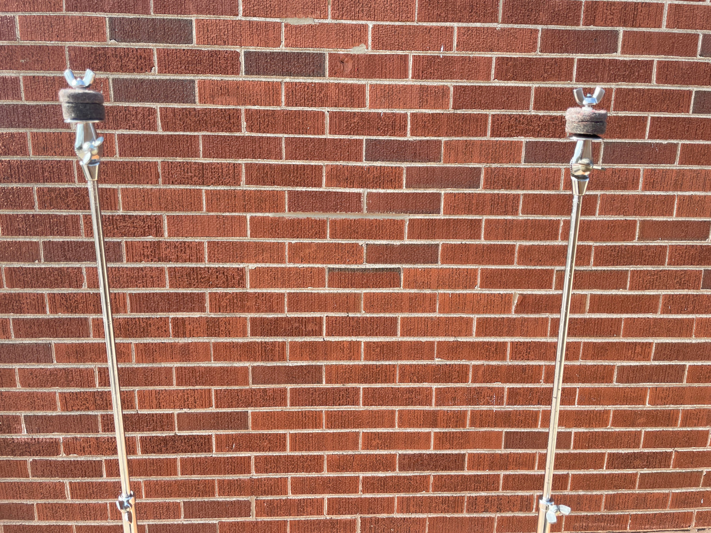 1960s Ludwig 1400 Flat Base Straight Cymbal Stand Pair (2 Pcs.)