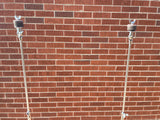 1960s Ludwig 1400 Flat Base Straight Cymbal Stand Pair (2 Pcs.)