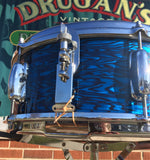 1964 Slingerland 5.5x14 Deluxe Student Model Snare Drum Blue Agate