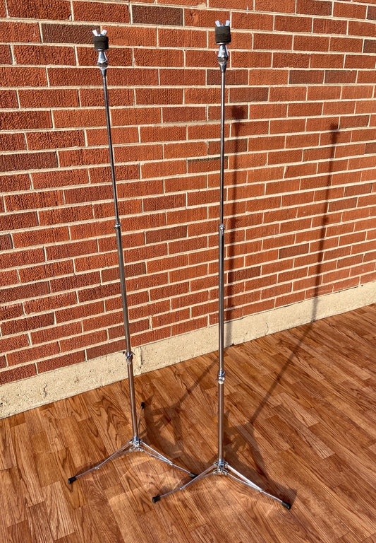 1960s Ludwig 1400 Flat Base Straight Cymbal Stand Pair (2 Pcs.)