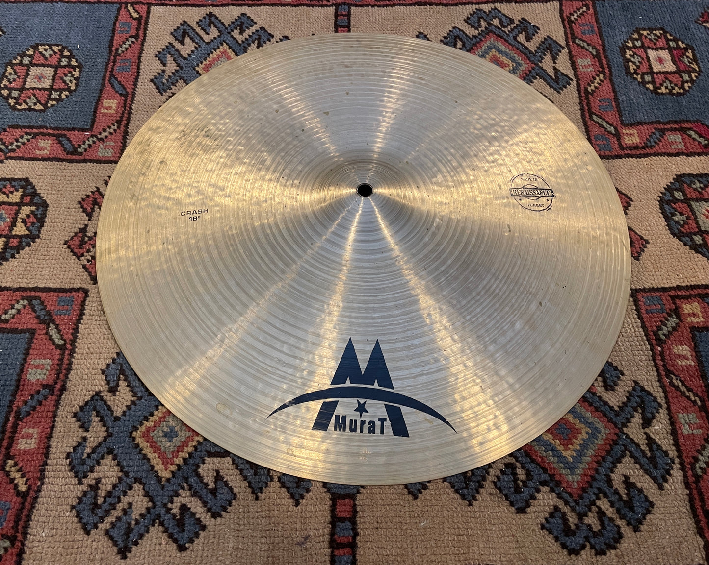 18" Murat Diril Renaissance Crash Cymbal Made In Turkey Hand Hammered 1756g *Video Demo*