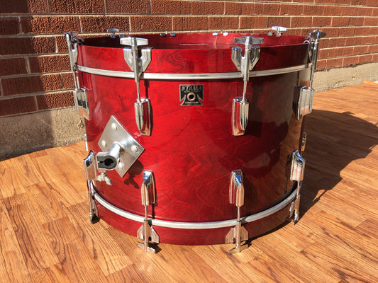1970s-1980s Tama Superstar 14x24 Bass Drum Cherry Wine - Neil Peart