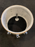 1970s Ludwig 8x12 Tom Drum Silver Sparkle
