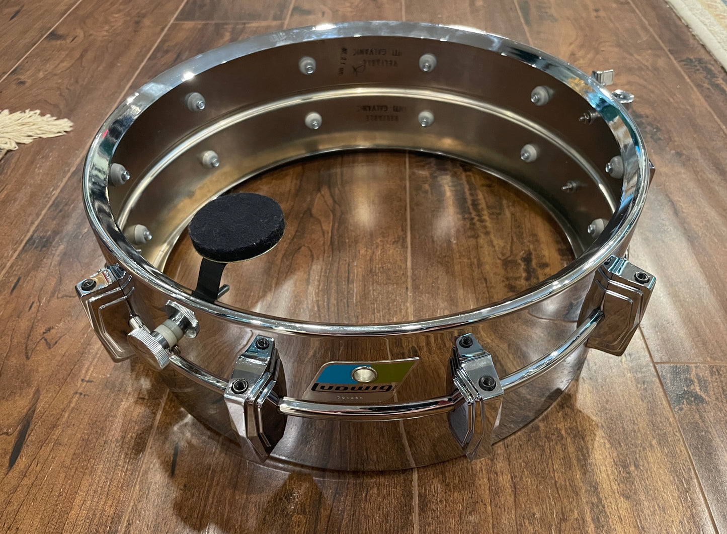 1970 Ludwig 5x14 LM400 Supraphonic Snare Drum