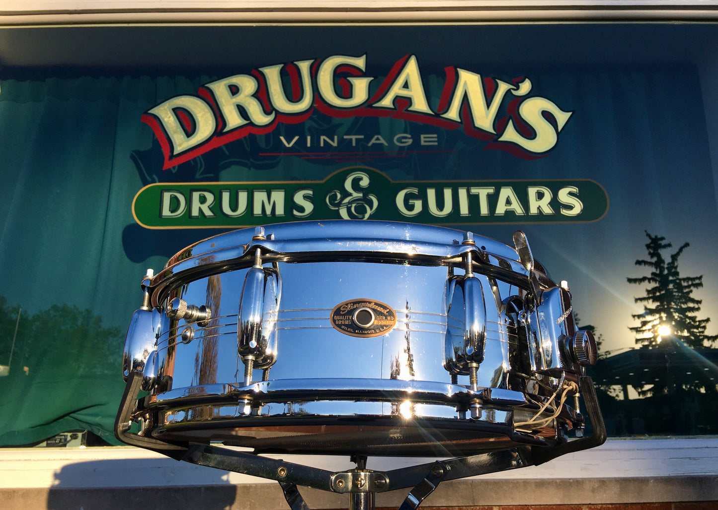 1960s Slingerland 5x14 Gene Krupa COB Brass Snare Drum 2020