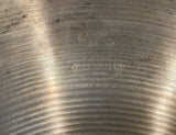 14" Zildjian A 1940s-50s Trans Stamp Hi-Hat Single Cymbal 667g #735 *Video Demo*