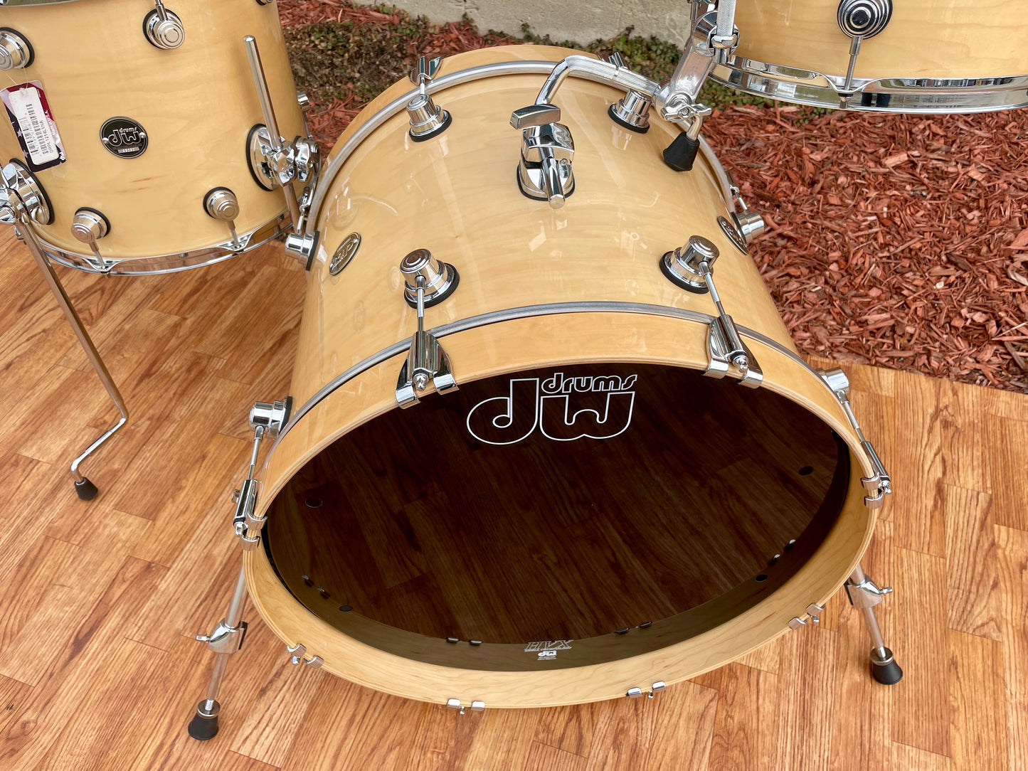 DW Performance Series Drum Set Natural Gloss 20/12/14 Drum Workshop