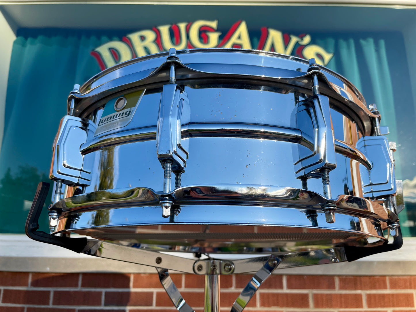 1970s Ludwig LM400 5x14 Supraphonic Snare Drum