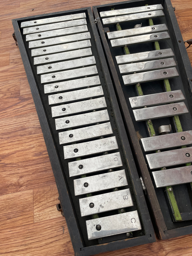 Early 1900s Vintage Deagan Orchestral Bell Set Glockenspiel Drugan's