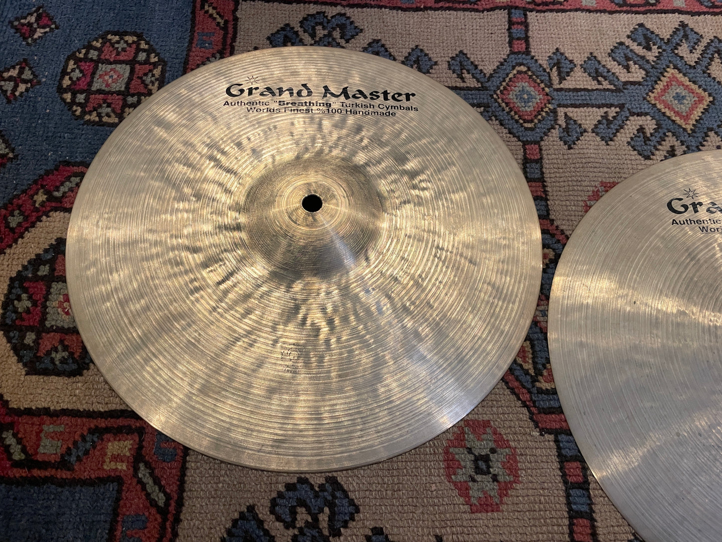 13" Grand Master Desert Glow Regular Hi-Hat Cymbal Pair 834g/888g