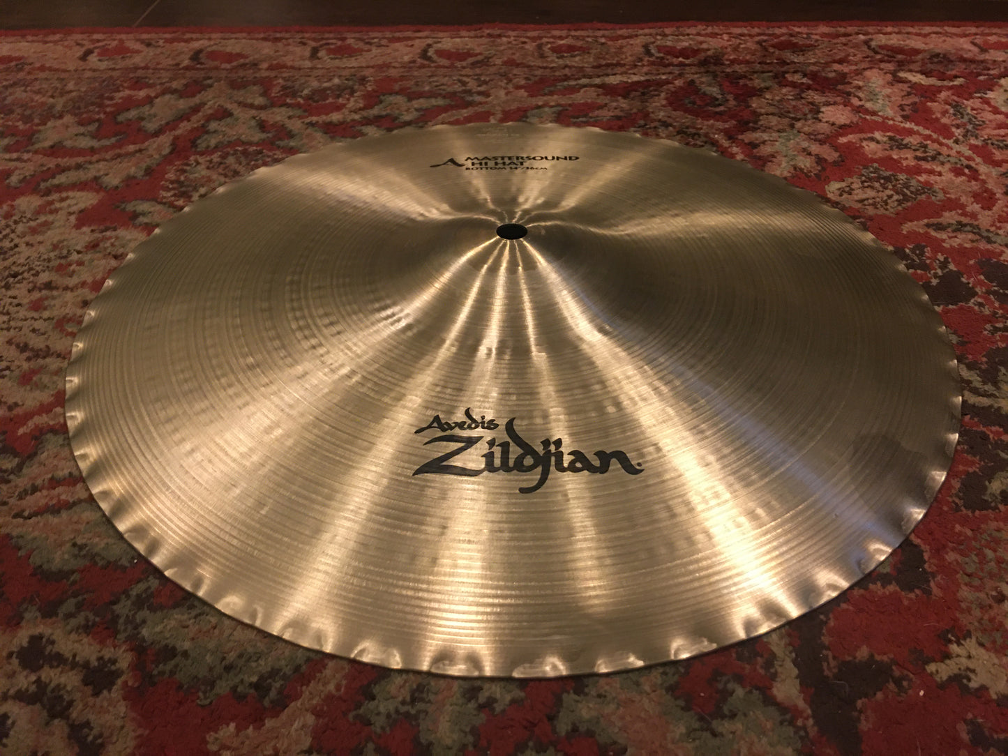 14" Zildjian A Mastersound Bottom Hi Hat Cymbal 1394g