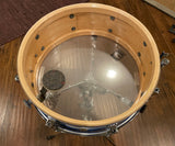 1960s Ludwig 5x14 Jazz Festival Snare Drum Blue Sparkle