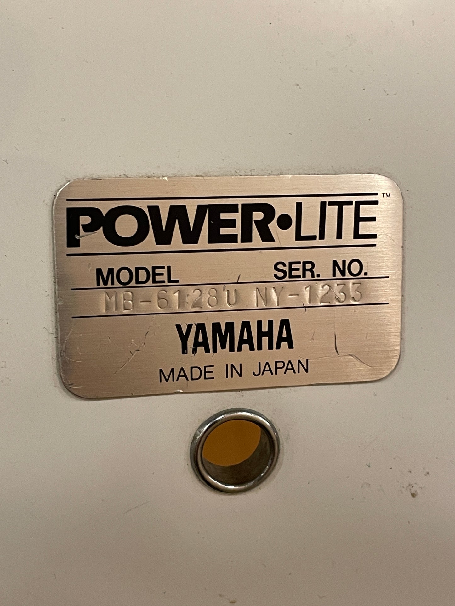 Yamaha 14x28 Power-Lite Marching Bass Drum White - MIJ