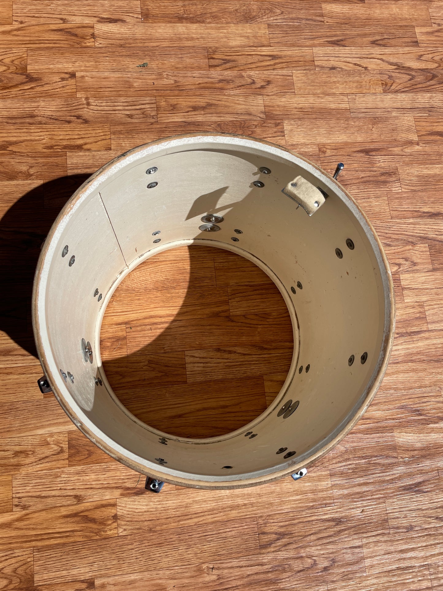 1966 Ludwig 16x16 Super Classic Floor Tom Drum COB Oyster Black Pearl Ringo