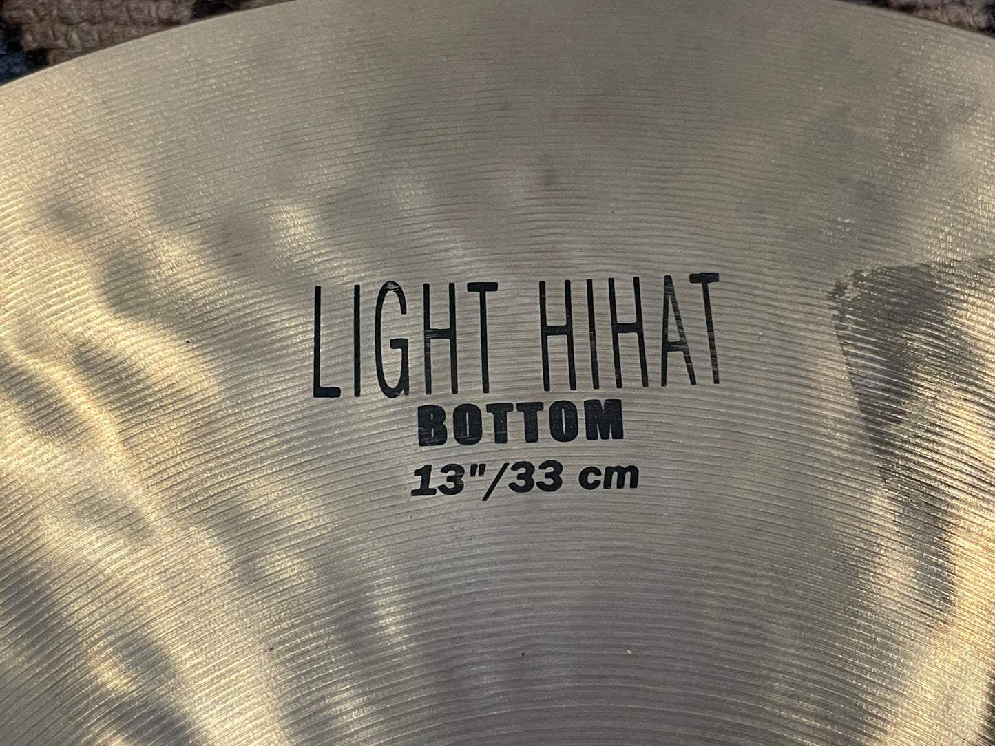 13" Zildjian K Light Hi-Hat Bottom Single Cymbal 1124g K0806