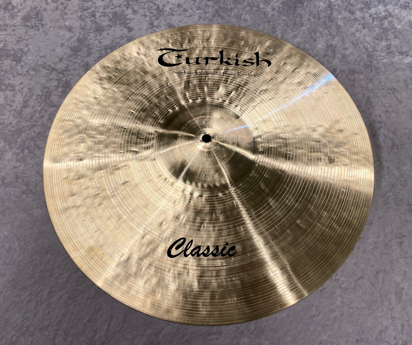 19" Turkish Cymbals Classic Series Crash Cymbal 1626g *Sound File*