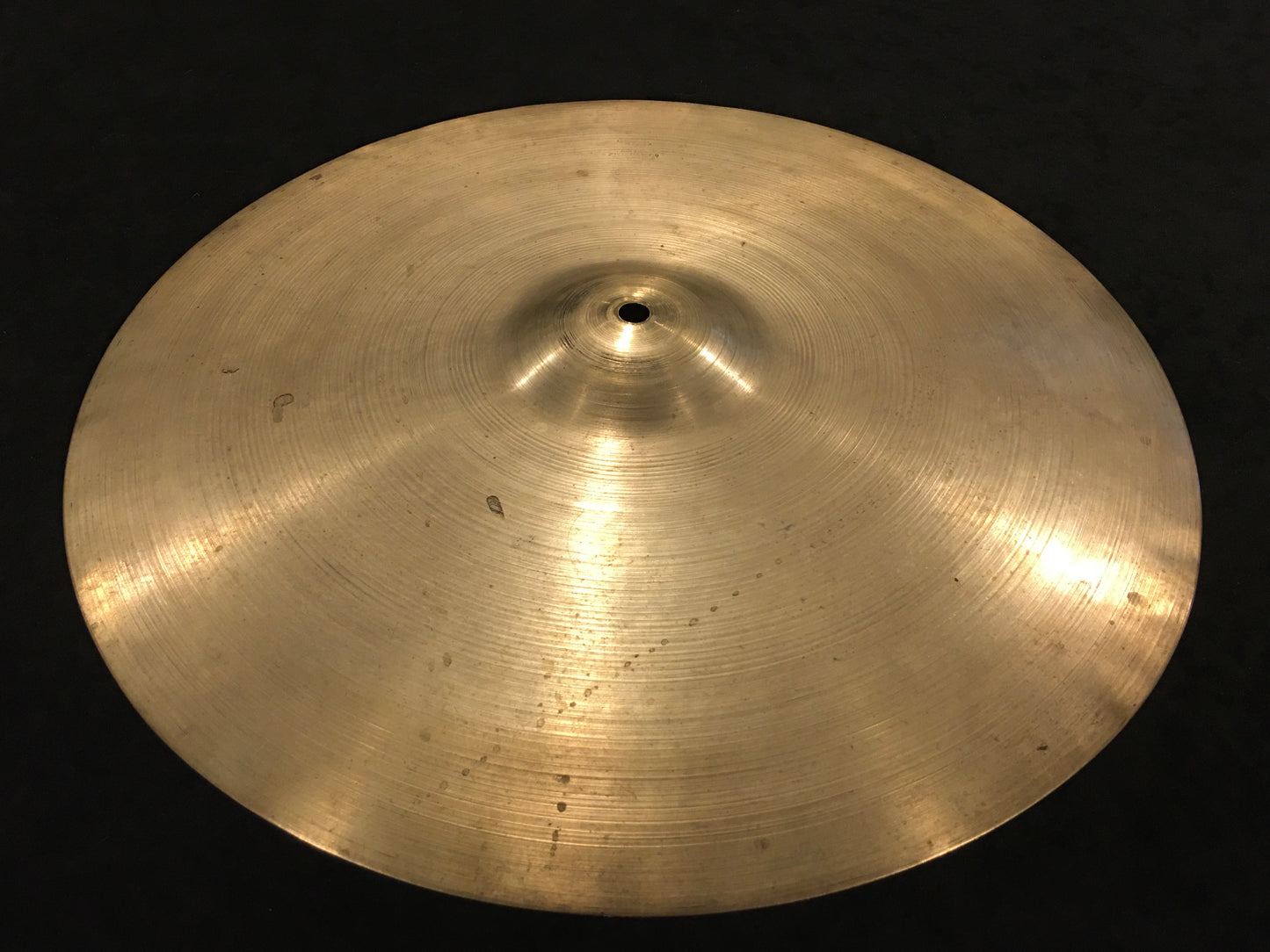16" Zildjian A 1947-53 Trans Stamp Crash or Hi-Hat Cymbal 1014g #630