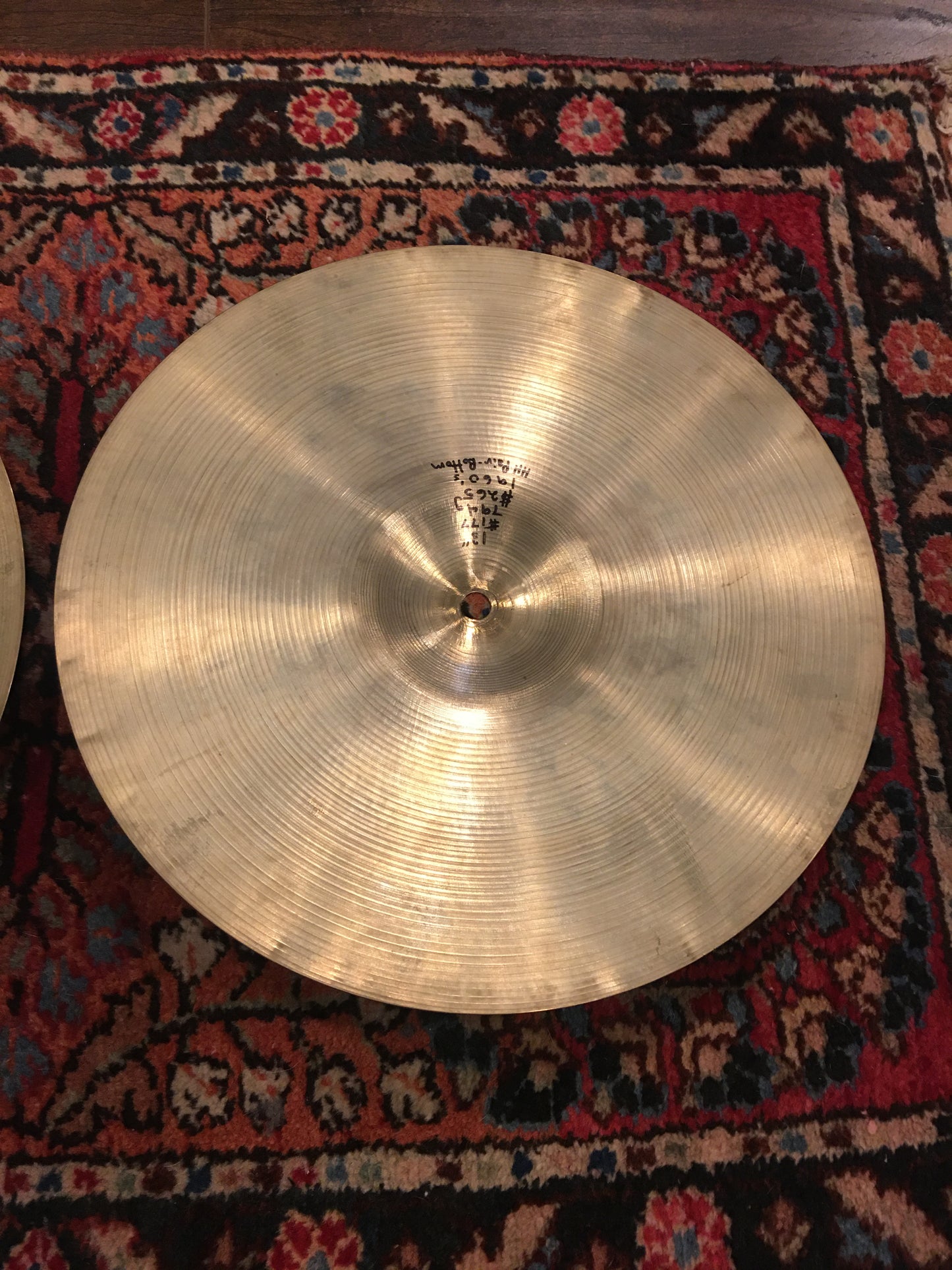 13" Zildjian A 1960s Hi-Hat Pair 750g/794g #177