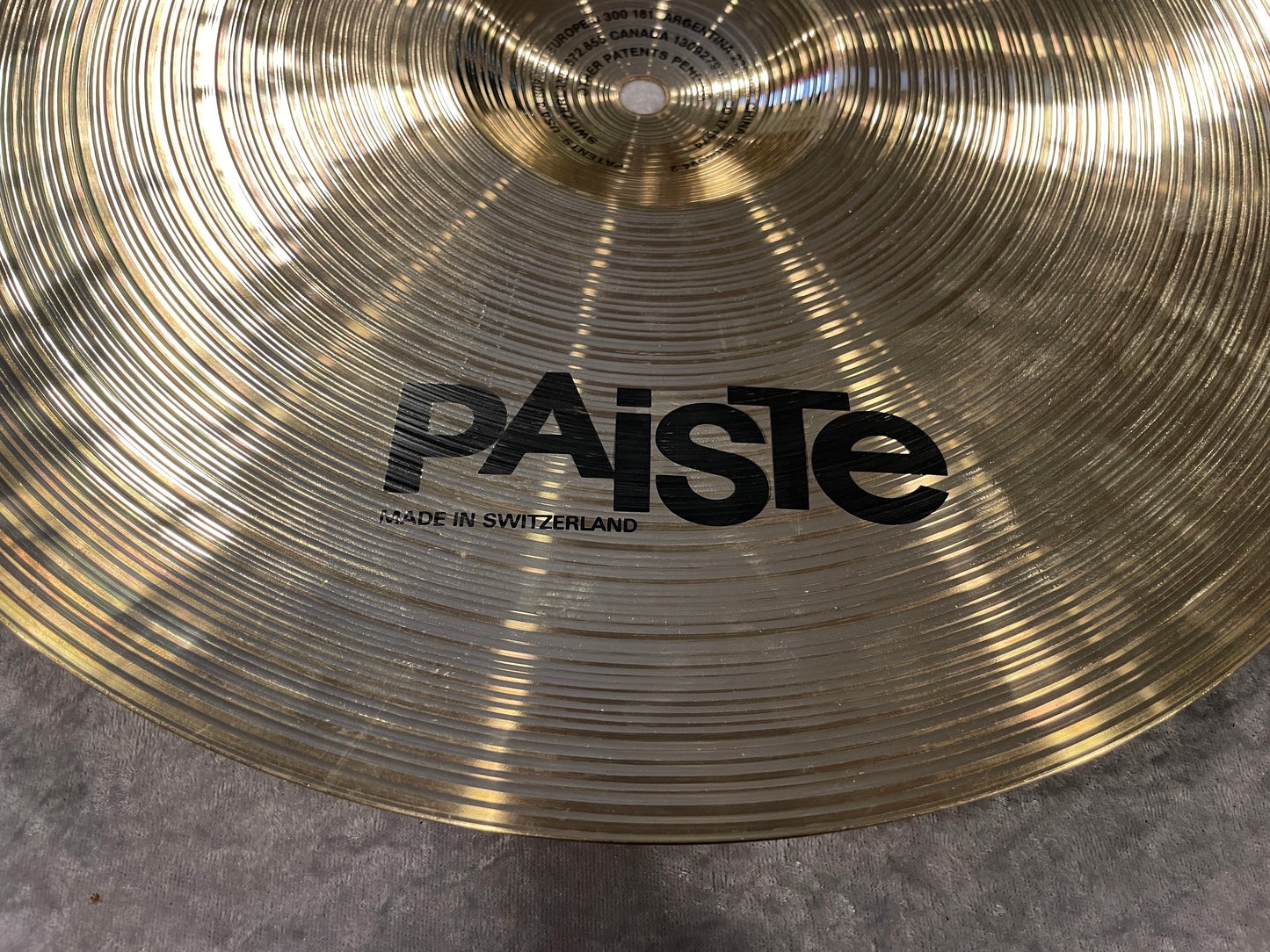 15" Paiste Sound Formula Thin Crash Cymbal 872g