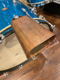 Vintage Slingerland 6" Copper Cow Bell w/ Bass Drum Mount