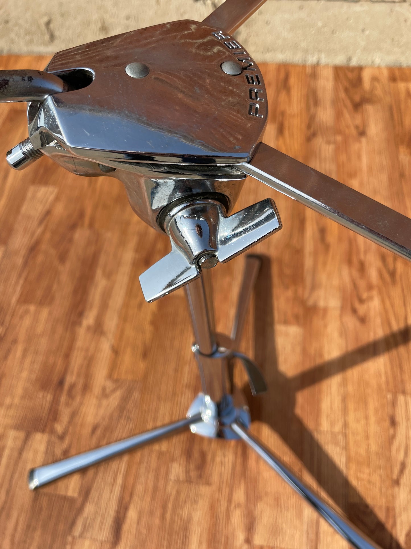 Vintage Premier Lokfast Flush Base Snare Drum Stand Flat Base