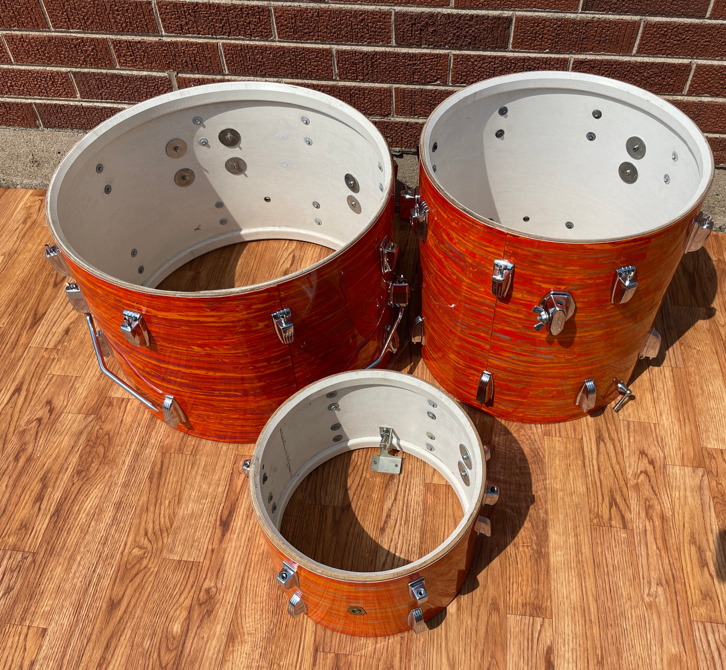 1967 Ludwig Mod Orange Drum Set 20/12/16