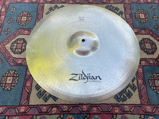 21" Zildjian A Platinum Rock Ride Cymbal 3296g