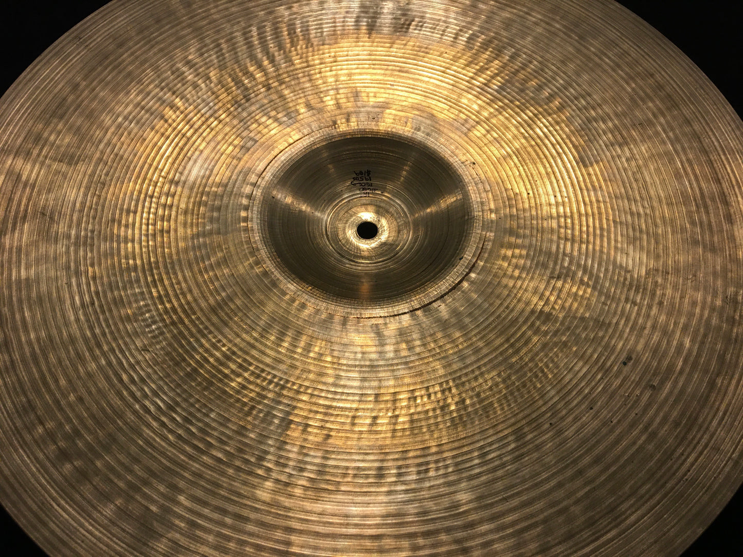 18" Zildjian A 1950s Small Stamp Crash / Ride Cymbal 1606g #680 *Sound File*