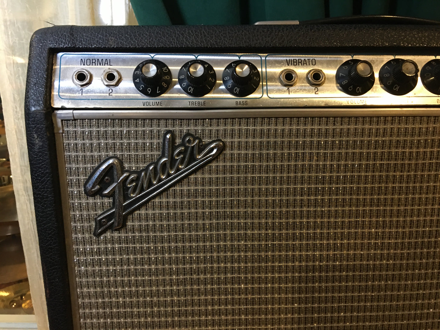 1969 Fender Deluxe Reverb Guitar Amplifier AB763