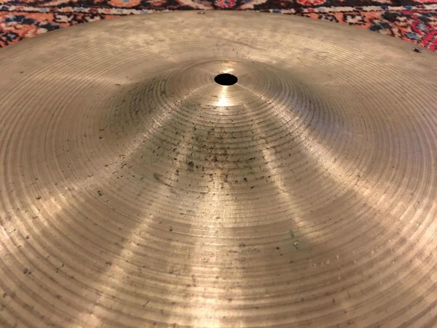 19" Zildjian A 1970s Crash / Ride Cymbal w/ Rivets 1904g #635