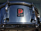 1970s Premier 5.5x14 Model 2000 Snare Drum Chrome Over Aluminum Made in England