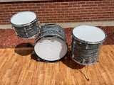 1968 Ludwig Super Classic Drum Set Oyster Blue Pearl 22/13/16