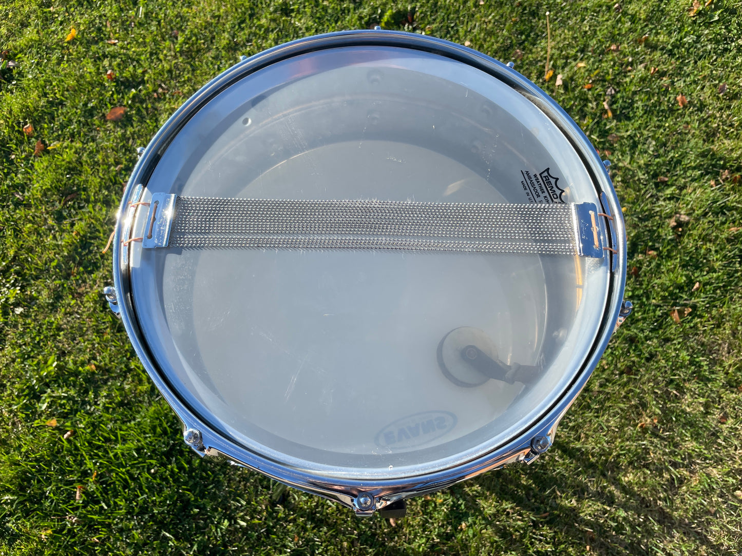 1970s Ludwig 5x14 LM400 Supraphonic Snare Drum Cut Badge