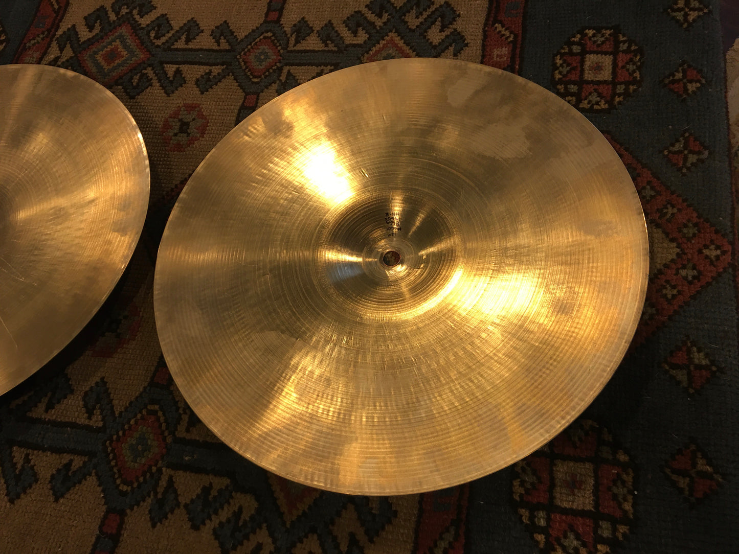 14" Zildjian A 1960s Hi-Hat Cymbal Pair 826g/866g #660