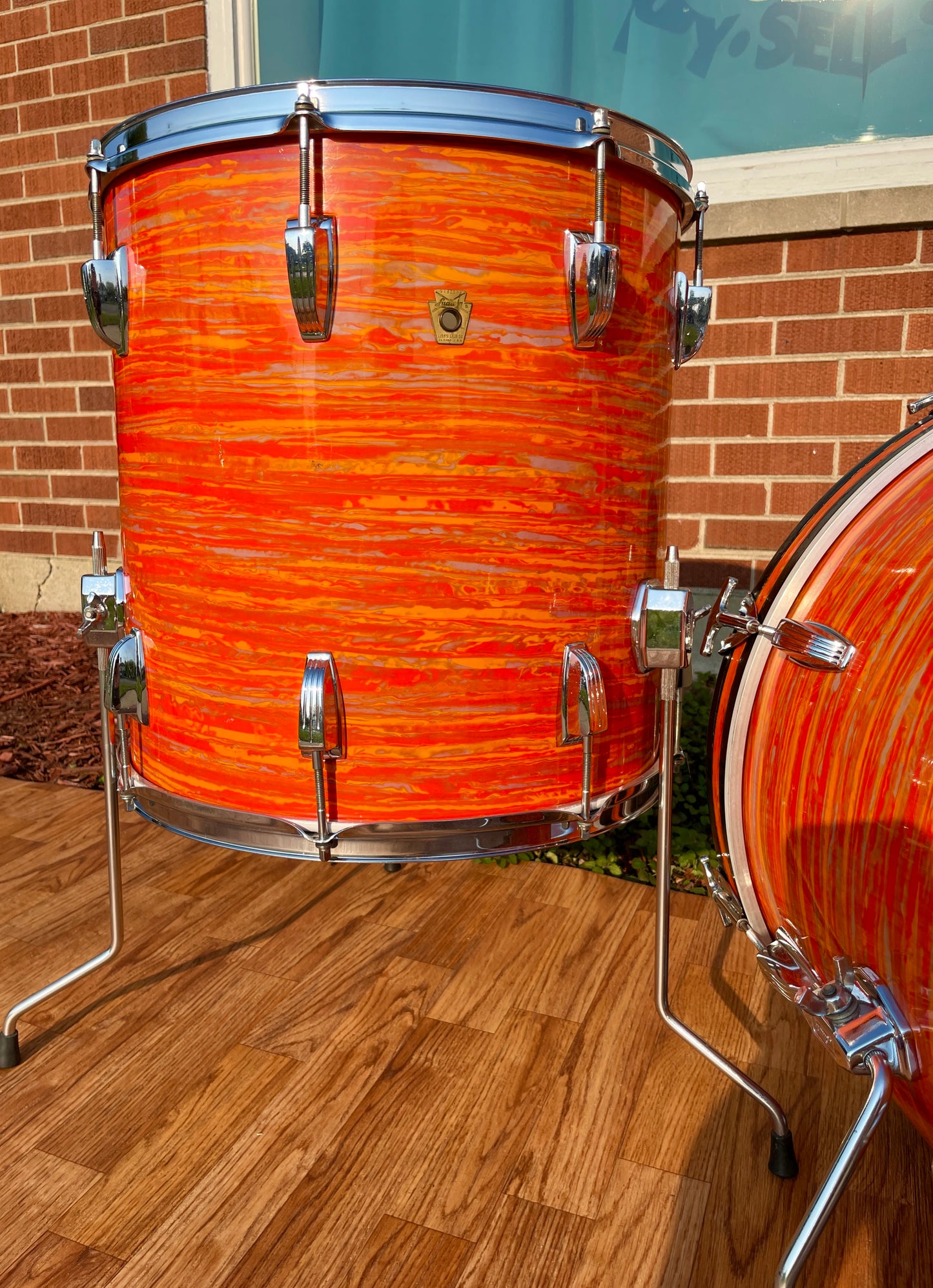 1967 Ludwig Mod Orange Drum Set 20/12/16