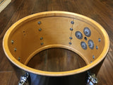 1970s Slingerland 9x13 Tom Drum Shell Black