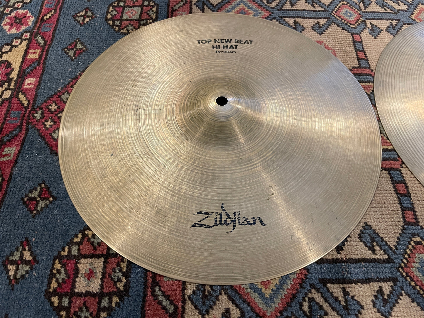 15" Zildjian A 1980s New Beat Hi-Hat Pair 1014g/1660g