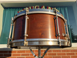 1920s - 1930s Ludwig 6.5x15 Professional Model 8 Lug Wood Snare Drum