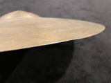 14" Zildjian A 1940s-50s Trans Stamp Hi-Hat Cymbal Pair 586g/762g #734
